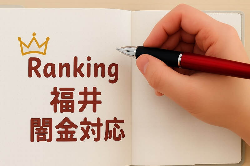 闇金 福井 弁護士 ランキング